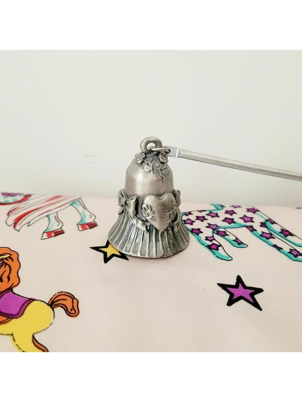 🔔 Vintage Pewter Bell Candle Snuffer. 🕯